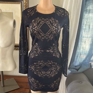 Mystic size 4 navy blue dress